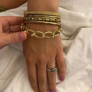 Gold bangles
